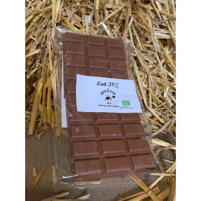  Chocolat - tablette lait 38% (90g)