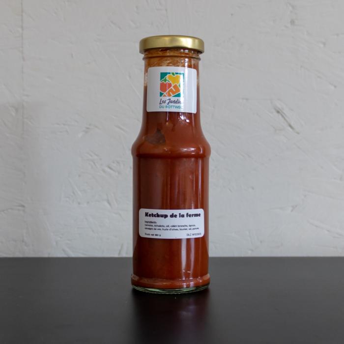 Sauce ketchup de la ferme grand format  (180g)